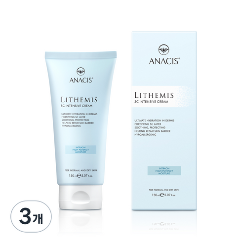 아나시스 리더미스 SC 인텐시브 보습 크림, 150ml, 3개