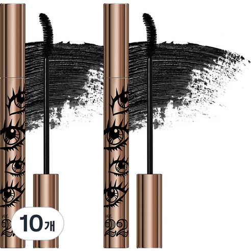 조성아22 동공미인 퍼펙트 롱앤컬 마스카라 6.5g, 블랙, 10개