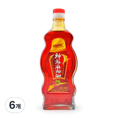 선신수 매운 고추기름, 400ml, 6개