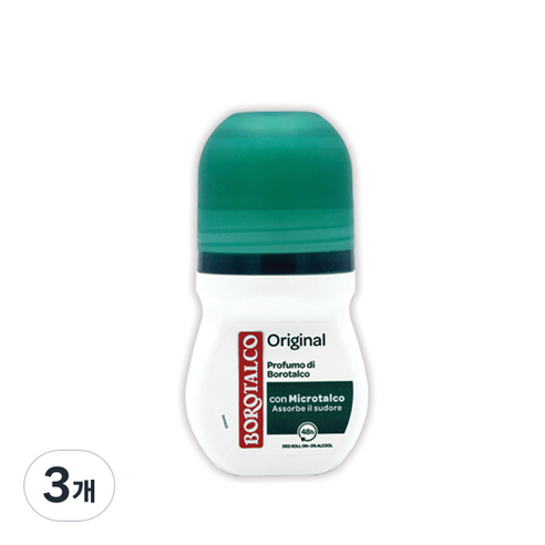 보로탈코 롤온 데오드란트 오리지널, 3개, 50ml