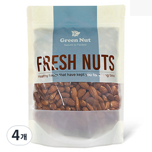그린너트 프레시너츠 구운 아몬드, 700g, 4개