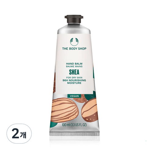 더바디샵 시어 핸드 밤, 100ml, 2개