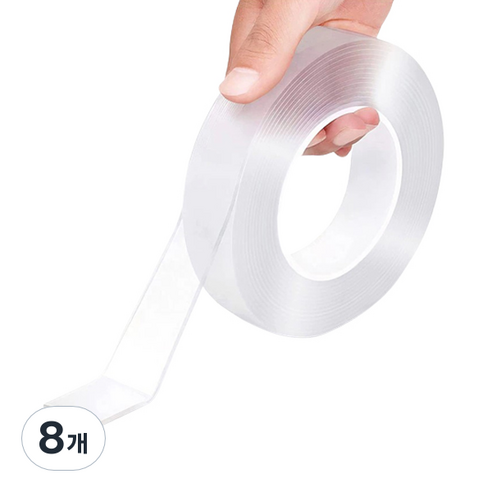 실리콘 양면 테이프 3m, 8개