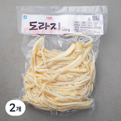 나무새 국산 도라지, 500g, 2개