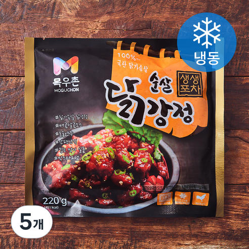 목우촌 생생포차 순살닭강정 (냉동), 220g, 5개