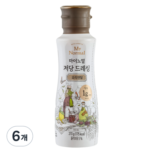 마이노멀 저당 오리엔탈 드레싱, 270g, 6개