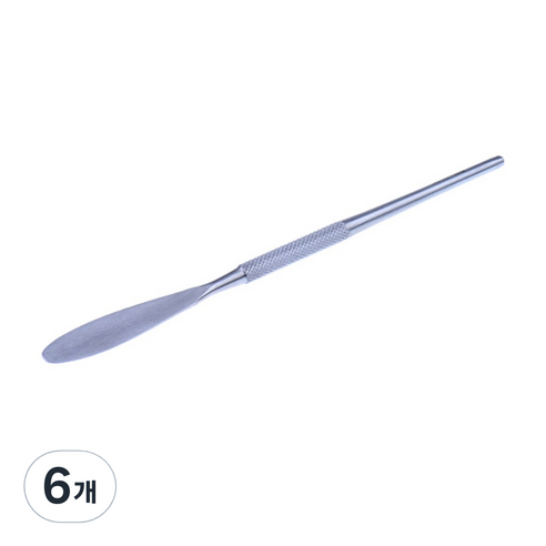 에스제이네일 베벨 젤 스파츌라, 실버, 6개