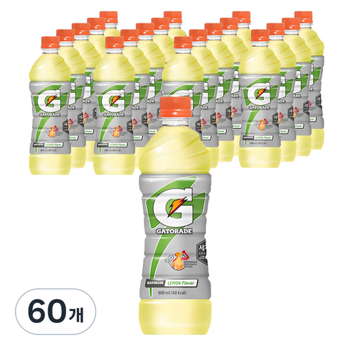 게토레이 레몬, 600ml, 60개
