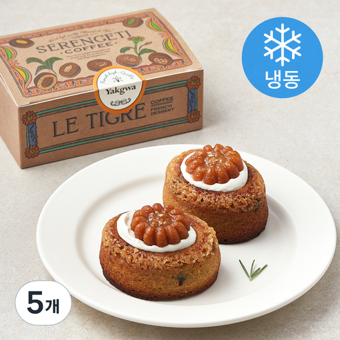 세렝게티커피 약과 티그레 (냉동), 70g, 2개입, 5개
