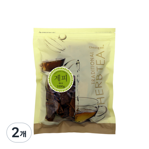 청솔식품 계피, 1kg, 2개