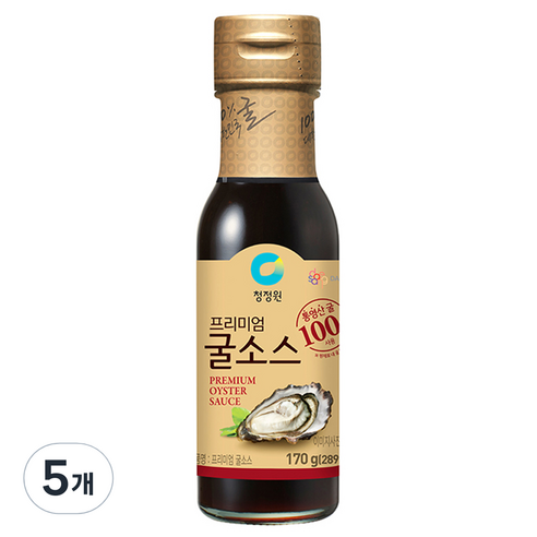 청정원 프리미엄 굴소스, 170g, 5개