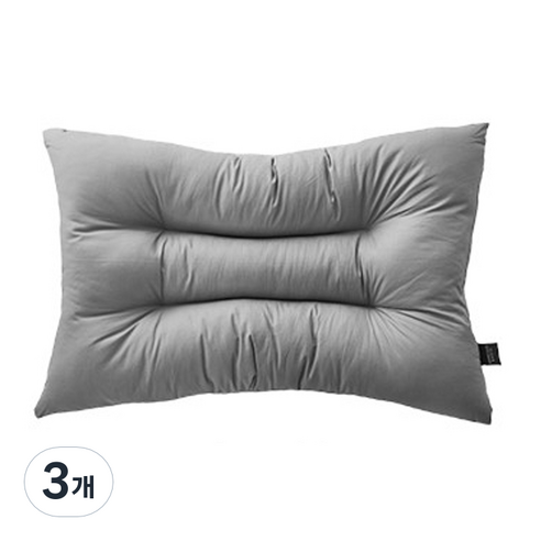 아르페지오베이직 경추베개, 피오 그레이, 40 x 60 cm, 3개