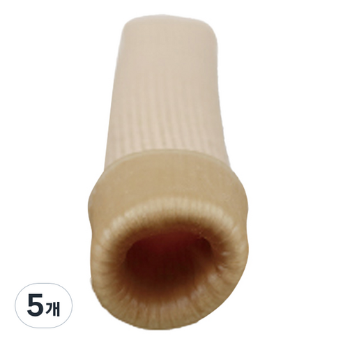손가락 발가락 보호 물집 방지 실리콘 튜브, 5개