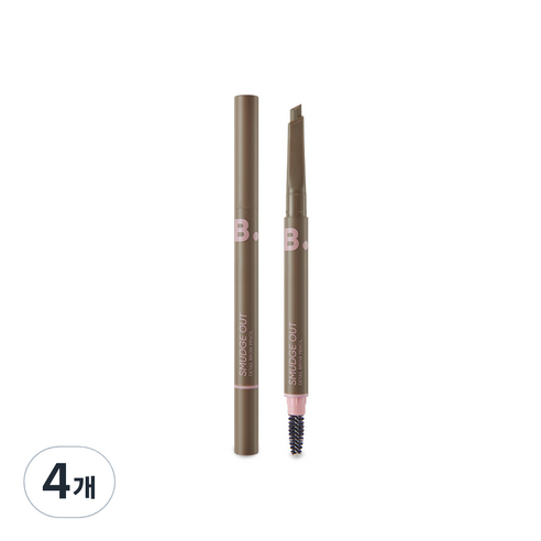 바닐라코 비바이바닐라 스머지 아웃 디테일 브로우 펜슬 0.3g, 4개, 02 애쉬 그레이