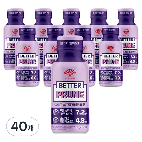 동화약품 부채표 배러푸룬, 40개, 120g