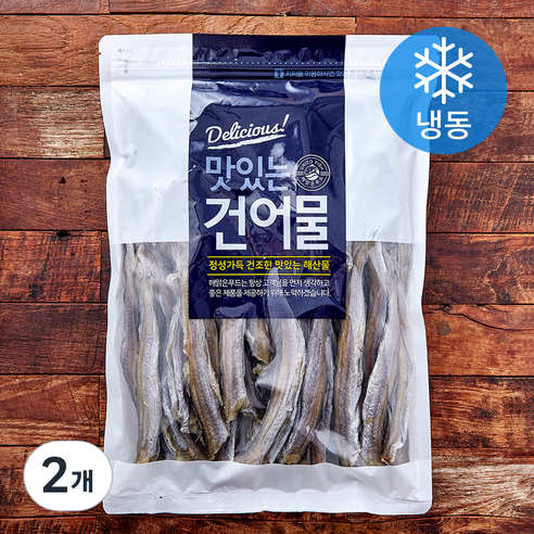 해맑은푸드 반건조노가리 조미 청대구 (냉동), 1kg, 2개