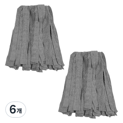 월드크린 극세사 마포걸레 270g, 6개