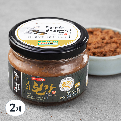 피아골미선씨 고로쇠된장, 340g, 2개