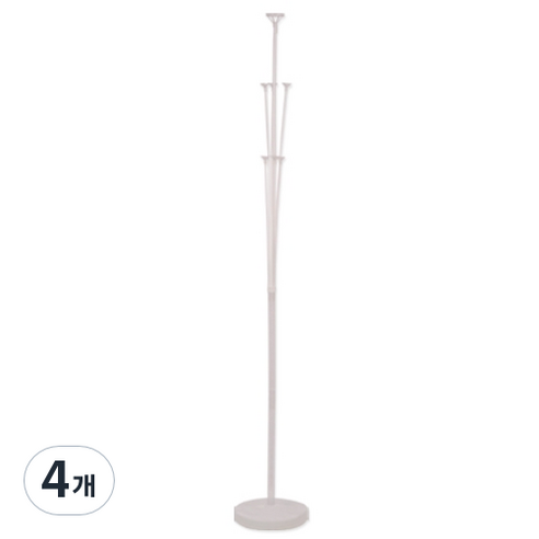 파티짱 풍선 스탠드 140cm, 반투명, 4개
