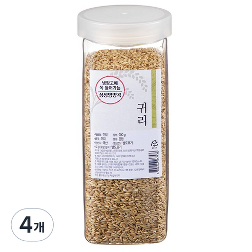 월그그린 싱싱영양통 귀리, 900g, 4개