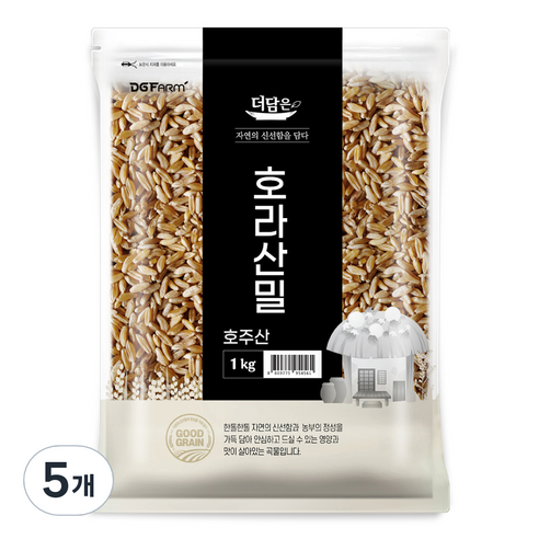 더담은 호라산밀, 1kg, 5개