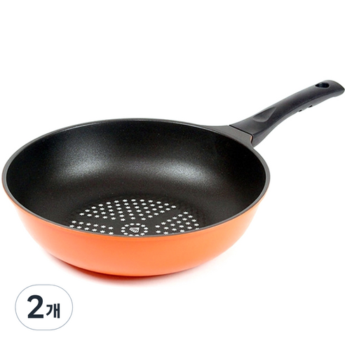 키친아트 다이아몬드 궁중팬, 28cm, 2개