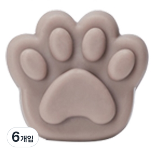 카트린느 캣 스탬프 우산꽂이, 6개입, 코코아