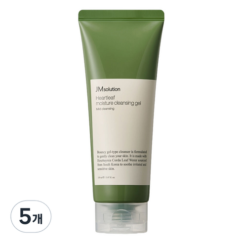 제이엠솔루션 어성초 모이스처 클렌징 젤, 5개, 150ml