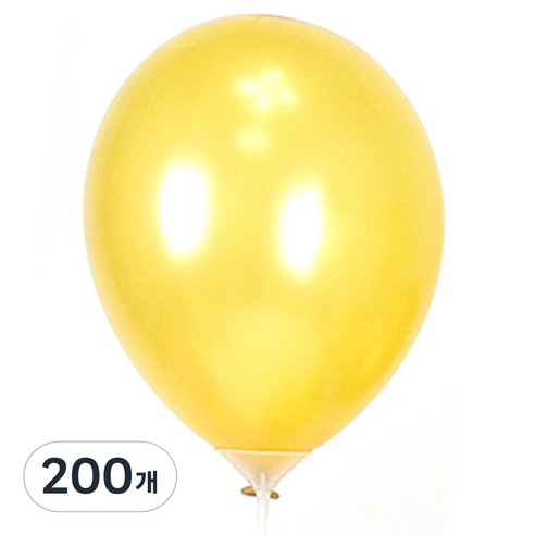 파티쇼 고급 펄 장식풍선 15cm, 골드, 200개