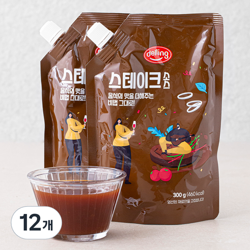 델링 스테이크 소스, 300g, 12개