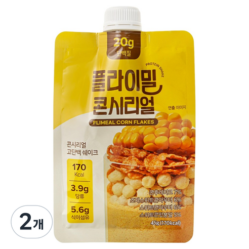 플라이밀 단백질 쉐이크 파우치 콘시리얼 7p