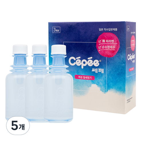쎄페 여성 질세정제, 360ml, 5개
