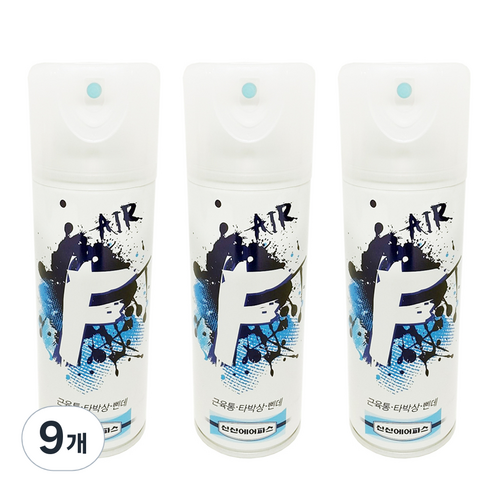 신신제약 스프레이 에어파스 F 300ml, 1개입, 9개