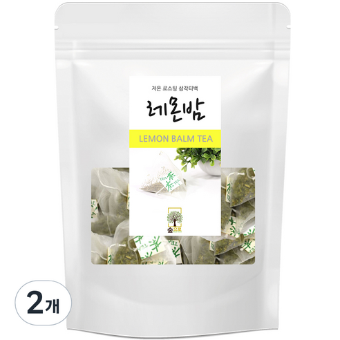 숲으로허브 레몬밤 삼각티백, 0.7g, 100개입, 2개