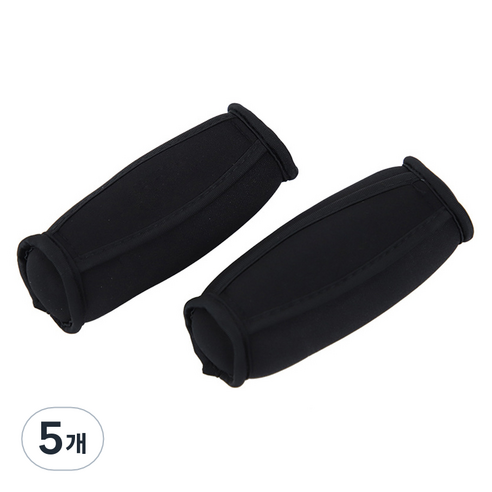 핸들형 모래주머니 저중량 아령 블랙 2p, 450g