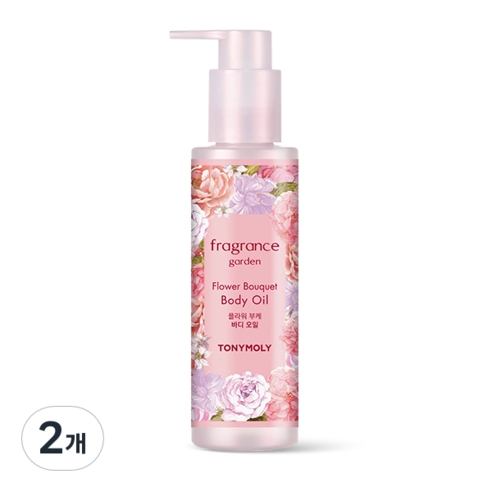 토니모리 프레그런스 가든 플라워 부케 바디오일, 150ml, 2개