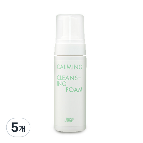 봉봉프랜즈 그린티카밍 클렌징폼, 150ml, 5개