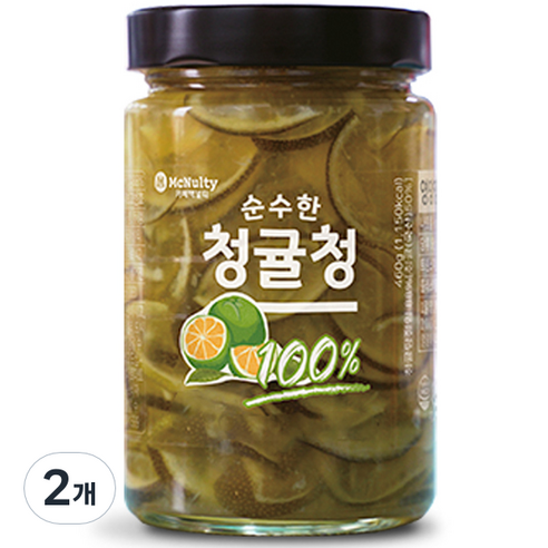 맥널티커피 순수한 청귤청, 460g, 1개입, 2개