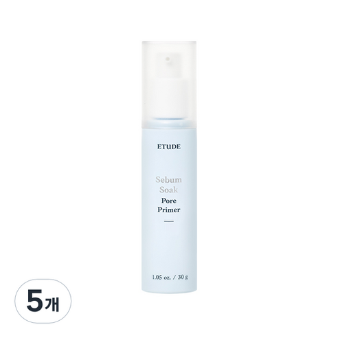 에뛰드 피지쏙 포어 프라이머 30g, 투명, 5개