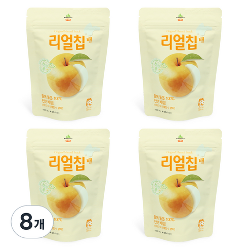 산마을 리얼칩 배, 15g, 8개