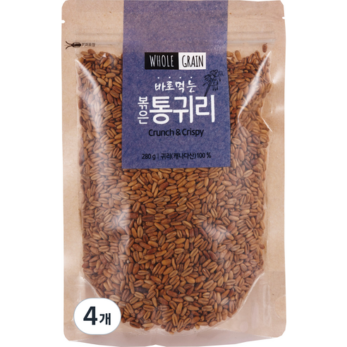 태광선식 바로 먹는 볶은 통귀리, 280g, 4개