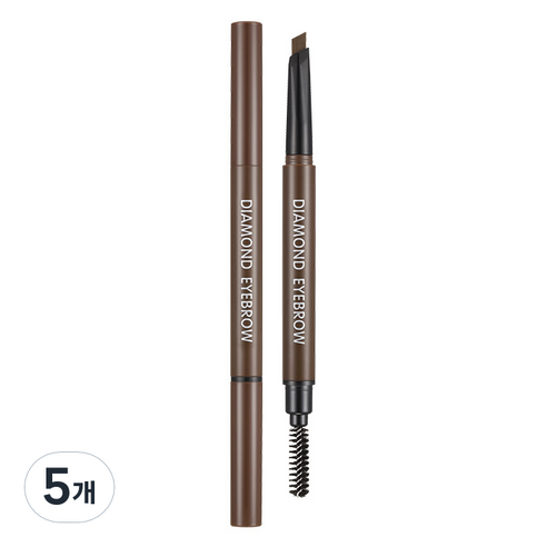 리르 다이아몬드 아이브로우 0.35g, 02 딥 브라운, 5개