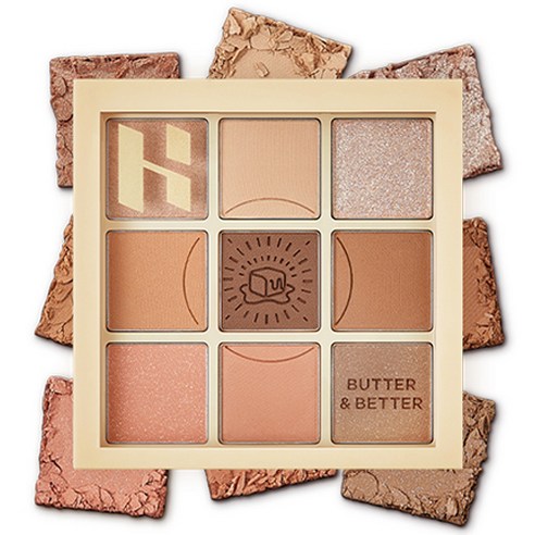 홀리카홀리카 마이페이브 무드 아이팔레트 8g, 앙버터, 1개