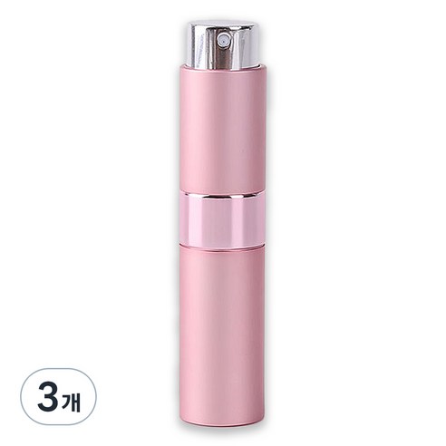 바코젤 향수 공병 8ml, 핑크, 3개