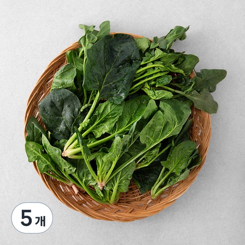 국내산 영덕 시금치, 300g, 5개