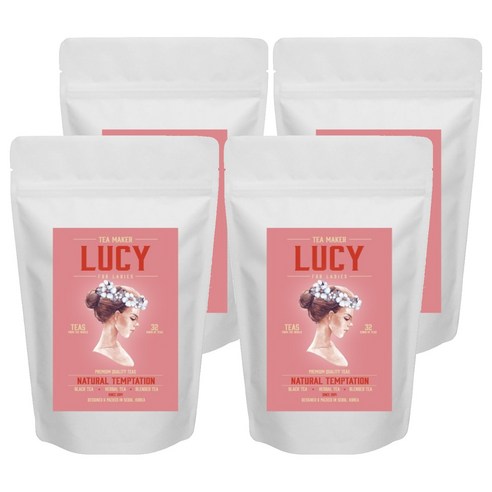 LUCY 허브차 프룻 심포니, 1g, 30개입, 4개