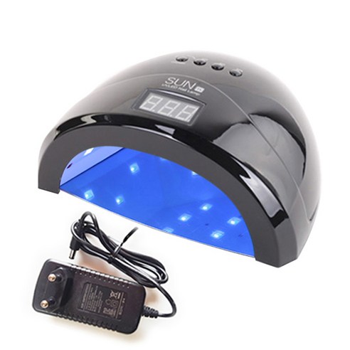 SUN1 LED/UV 젤네일 램프 48W, 블랙, 1개