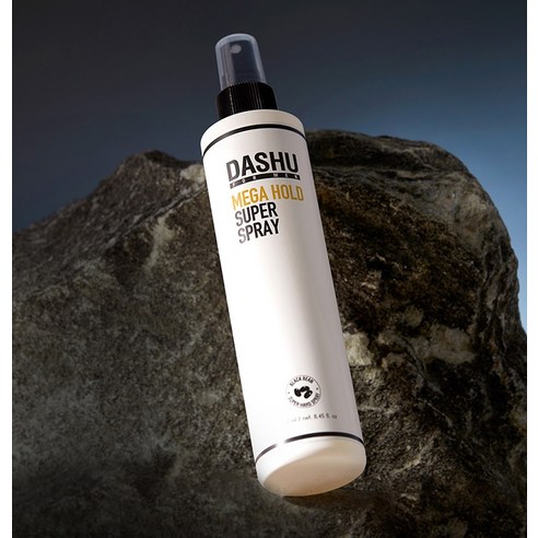 완벽한 스타일을 완성하는 남성 필수템, 다슈 포 맨 프리미엄 메가 홀드 슈퍼 스프레이