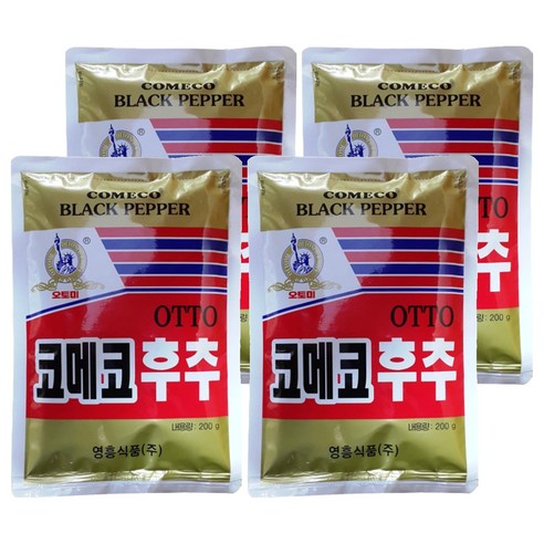 코메코 후추, 200g, 4개