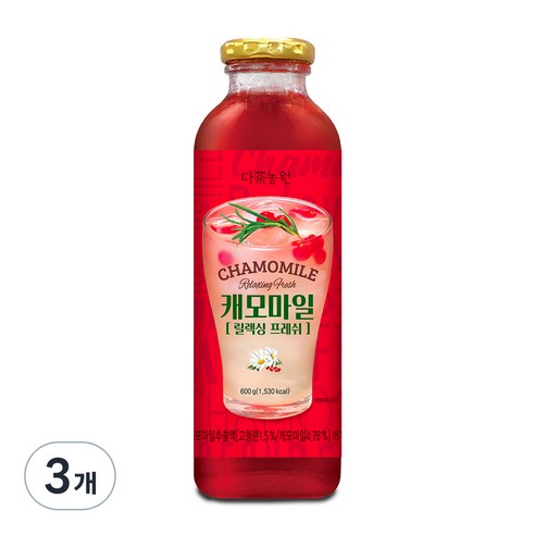 다농원 캐모마일 릴렉싱 프레쉬, 600g